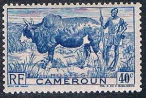 Cameroun 306 MLH Zebu and herder (BP642)