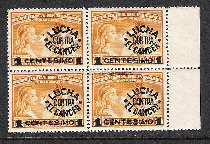 PANAMA RA29 BLOCK OF 4 MNH [D1]