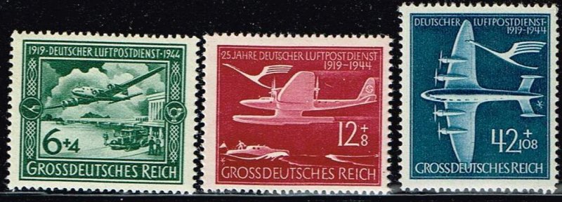 Germany 1944,Sc.#B252A-C MNH, 25 years of German Airmail Service