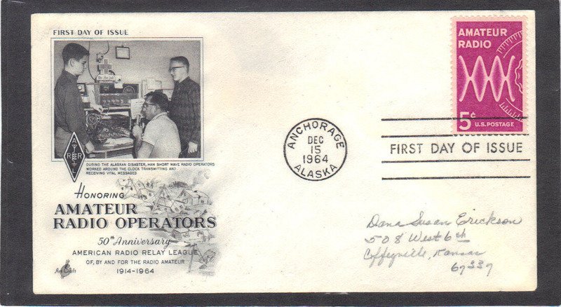 Art Craft 1260 5c Amateur Radio FDC (Cachet-Pencilled/A) CV42088