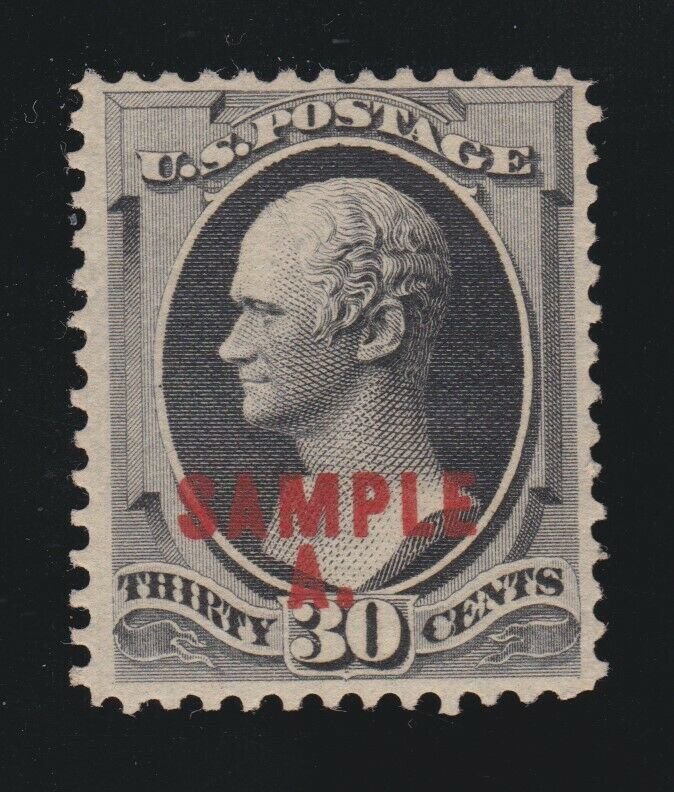 US 190SL 30c Hamilton Sample A. Specimen F-VF appr SCV $75