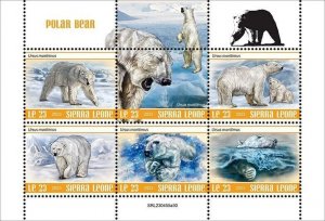 2024 03- SIERRA LEONE - POLAR BEARS     6V  complet set    MNH ** T