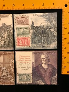 Italy 1883-88 Columbus Souvenir Sheets, set of 6