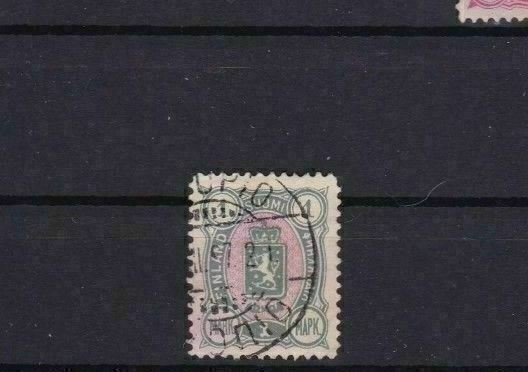 FINLAND 1875 /79 1 MAPK  GREY & PINK   STAMP    REF 5738