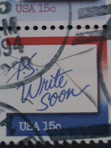 ​UNTIED STATES-  -PROMOTION USED BLOCK-VERY FINE WE SHIP TO WORLD WIDE