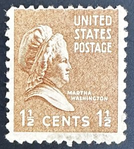 US #805 MNH F 1.5c Martha Washington 1938 [U8.1.4]