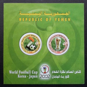 Yemen Korea Japan World Cup Football 2002 Soccer Sport (ms) MNH *odd *see scan