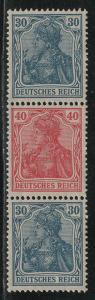 Germany Scott # 123 (2), 124, mint nh, se-tenant, Mi# S20a
