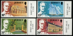 JERSEY Sc 426-30 VF/MNH - 1985 - H. D. Hall, Victoria College -COMPLETE SET