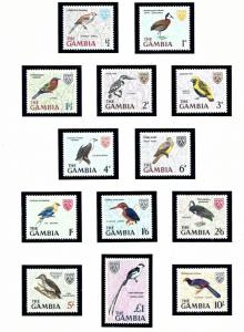 Gambia 215-27 MNH 1966 Birds