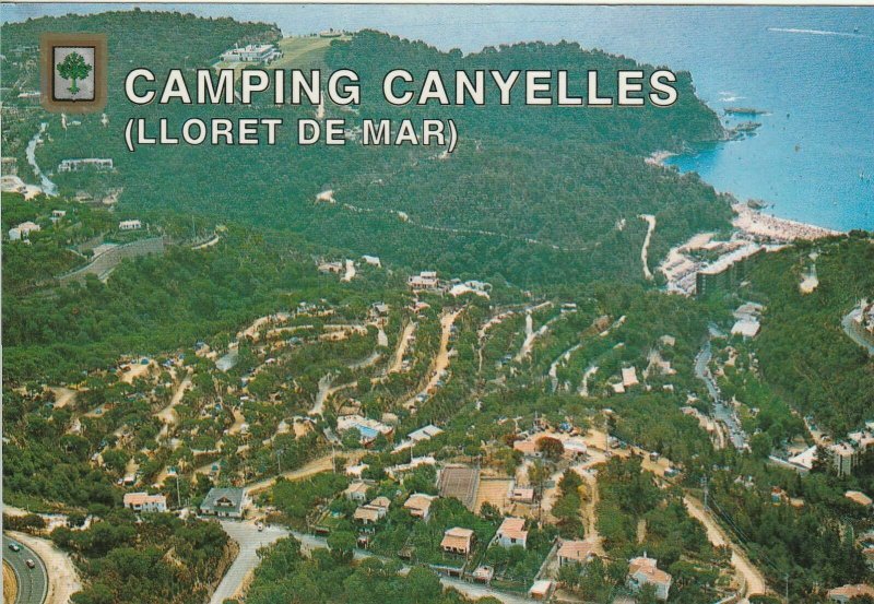 11120 postcard postcard CAMPING CANYELLES LLORET DE MAR ESPANA-