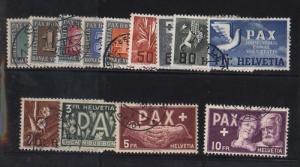 Switzerland #293 - #305 VF Used Set