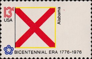 # 1654 MINT NEVER HINGED ( MNH ) STATE FLAG ALABAMA