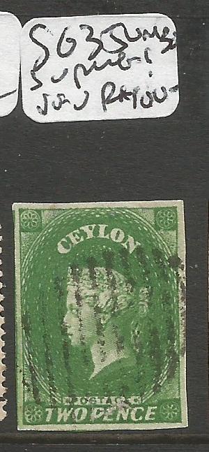 Ceylon SG 3 Jumbo Superb! VFU (6cmi)