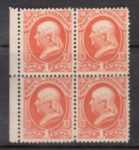 USA #O15 NH Mint Block 