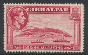 Gibraltar  SG  123 SC# 109  MLH  perf 14 1938  see scans / details