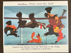 Maldives  Disney Peter and the Wolf Souvenir Sheet 1993