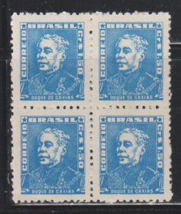 Brazil, 1.50cr Duke of Caxias (SC# 796) MNH BLOCK