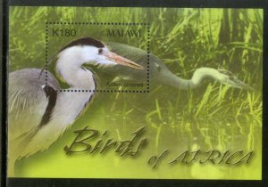 Malawi 2003 Water Birds Wildlife Fauna Sc 720 M/s MNH # 12719