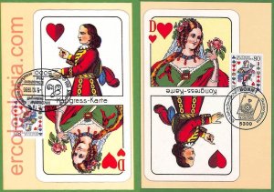 ag7299 - GERMANY - Set of 2 pieces MAXIMUM CARD - 1986 PLAYING CARDS-