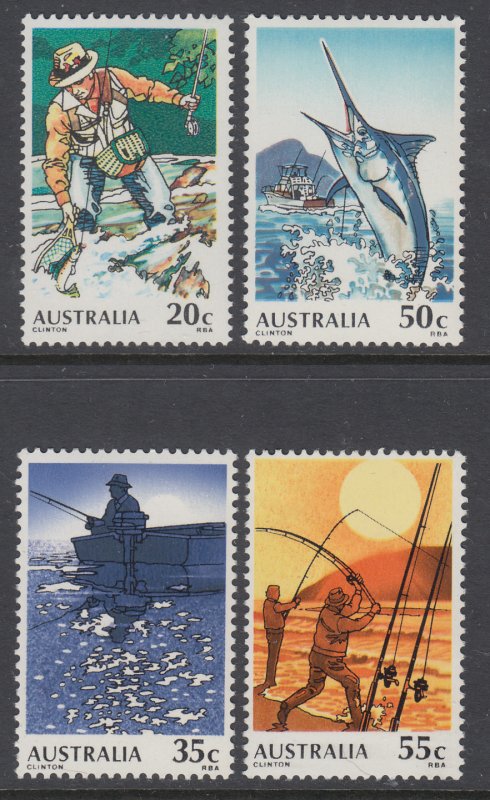 Australia 722-725 Fishing MNH VF