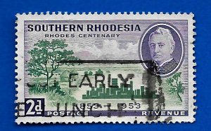 Southern Rhodesia 1953 - U - Scott #76 *