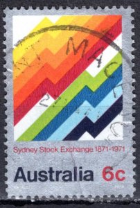 Australia; 1971: Sc. # 497: Used Cpl. Set