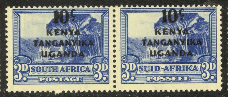 KENYA UGANDA and TANGANYIKA 1941-42 10c on 3d Surcharge Issue Sc 87 MNH