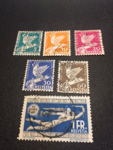 Switzerland 210-215 used (2)