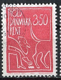 Denmark 1991: Sc. # 945: Used Single Stamp