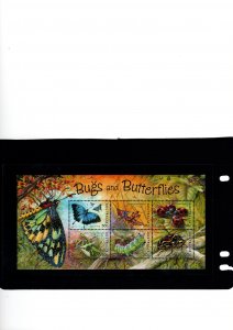 Australia Bugs and Butterflies M/s MNH