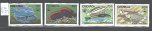 GRENADA 1984 MARINE LIFE - FISH #1211-1214  $29.50 MNH