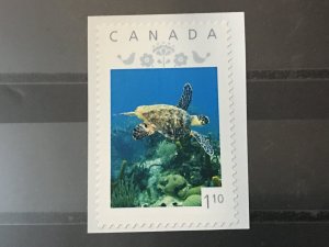 Canada Post Picture Postage Mint NH *Swimming Turtle*  *$1.10* denomination