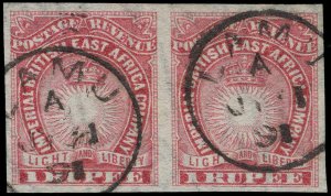 British East Africa Scott 25a Gibbons 14a Used Stamp (1)
