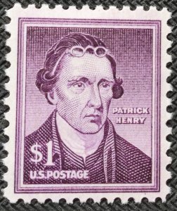 US #1052 *MH* Single Patrick Henry L24