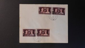 1937 British Commonwealth Tangier Morocco Agencies Cover No Address