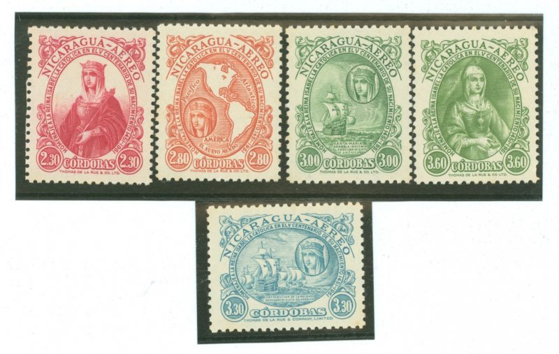 Nicaragua #C316-C320  Single (Complete Set)