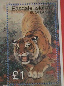 1998 SCOTLAND  STAMP: YEAR OF THE TIGER, MNH SOUVENIR  SHEET #2