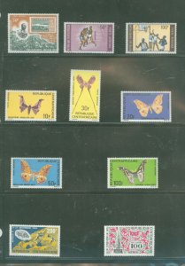 Central African Republic #C65-74 Unused Single (Complete Set)