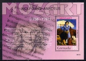 GRENADA - 2006 - Mozart, 250th Birth Anniv - Perf Min Sheet - Mint Never Hinged