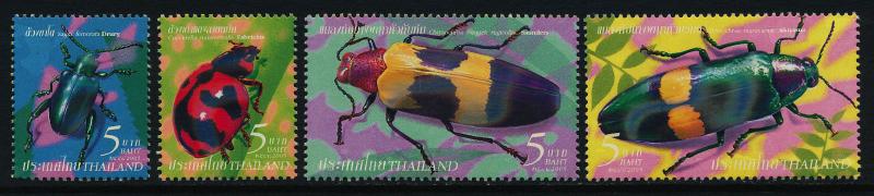 Thailand 2176a-d MNH Insects, Beetles