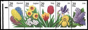 PCBstamps   US #2760/2764a Bk Pane $1.60(5x32c)Garden Flowers, MNH, (8)