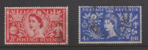 Great Britain Sc#313-314 Used