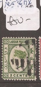 Labuan SG 17x watermark reversed VFU (1ayz) 