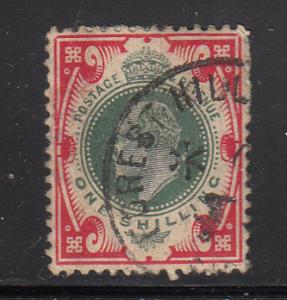 Great Britain used #138a 1sh Edward VII 