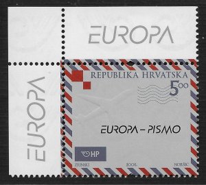 Croatia #688 5k Europa - Airmail Envelope ~ MNH