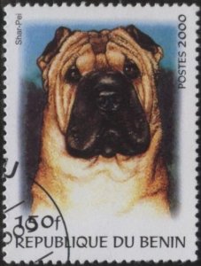 Benin unlisted (used cto) 150f dogs: Shar Pei (2000)