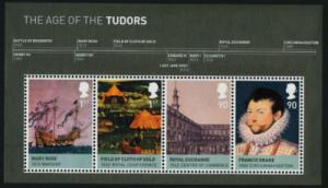 Great Britain 2659 MNH Age of the Tudors, Ship, Francis D...