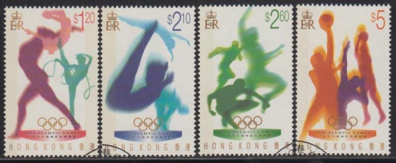 Hong Kong 1996 Opening of Atlanta Olympic Games Stamps Set of 4 Fine Used