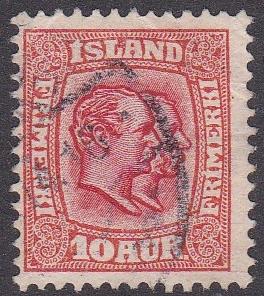 Iceland # 76, King Christian IX & King Frdeerik VIII, Used, 1/3 Cat.